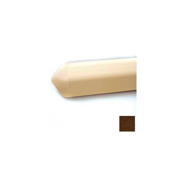 Pawling Wall Guard, Triangular W/Aluminum Retainer, 4-1/8"H x 12'L, Brown WG-30-12-4 - main